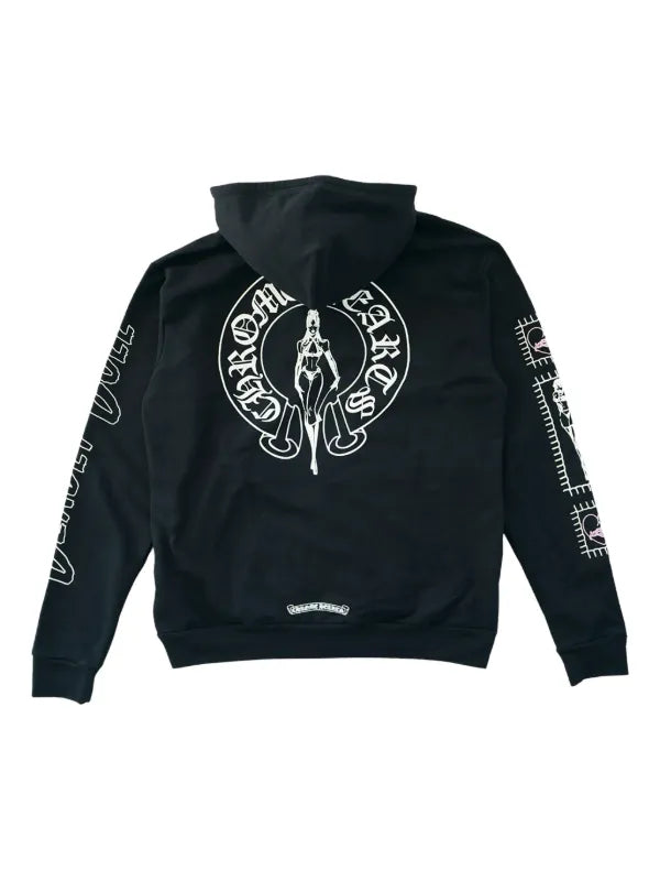 CH: DEADLY DOLL PINK DAGGER ZIP UP