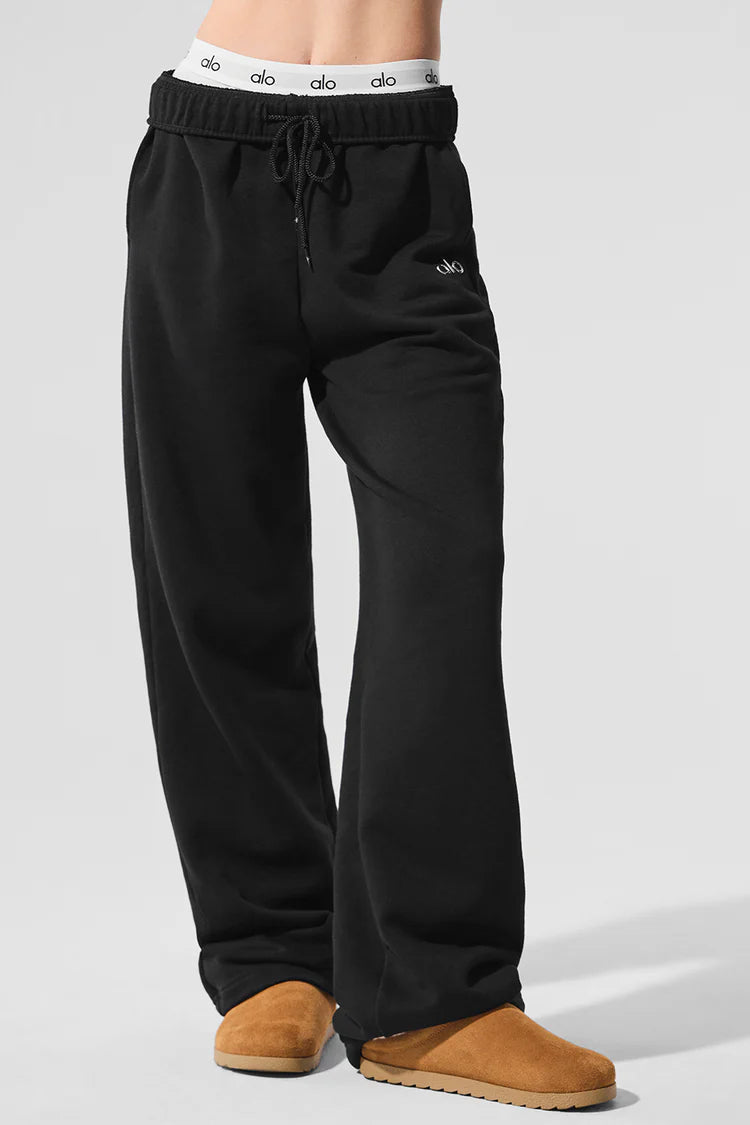 Athletic Wear: Accolade Straight Leg Sweatpant Black