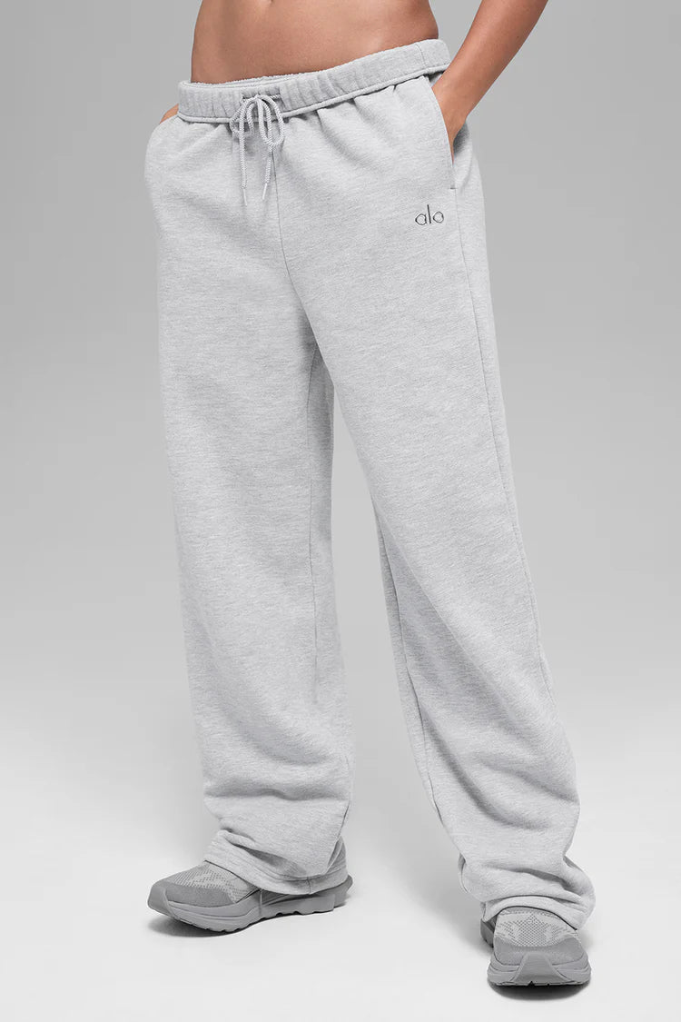 Athletic Wear: Accolade Straight Leg Sweatpant Grey